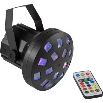 LED-tehostevalo EUROLITE Mini Z-20 USB — 7 väriä, kompakti USB-käyttöinen lavavalo