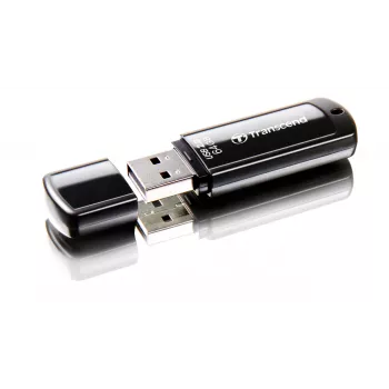 USB-muistitikku Transcend JetFlash 350 64GB, USB 2.0, musta