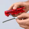 Knipex 16 85 125 SB kaapelinkuorintatyökalu sininen, punainen