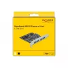 Delock PCI Express x1 -kortti 4 x ulkoiseen USB Type-A -liitäntään SuperSpeed USB