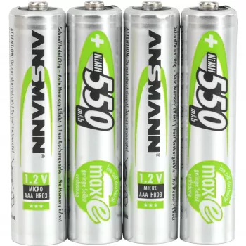 Akku Ansmann blister 4 x Accu AAA 550 mAh
