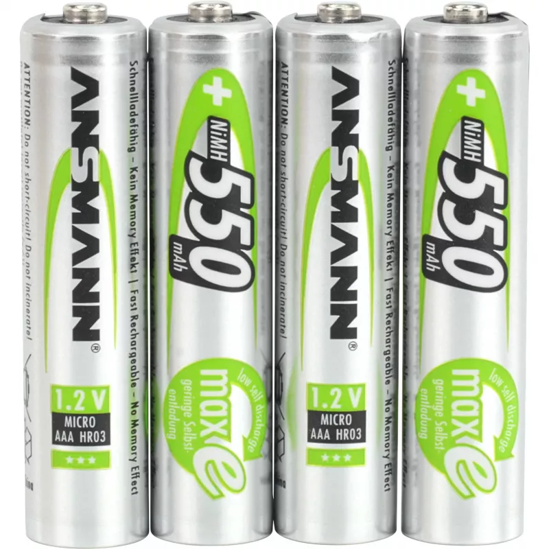 Akku Ansmann blister 4 x Accu AAA 550 mAh