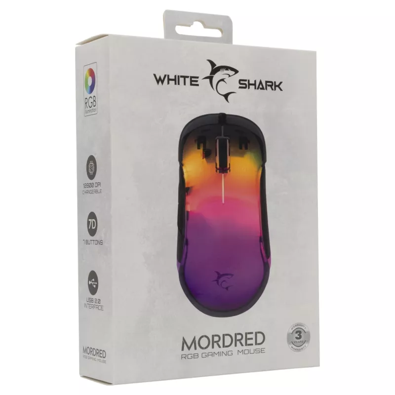 Hiiri White Shark GM-5017 Mordred musta USB
