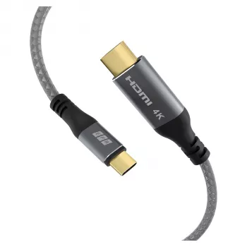 EFB Elektronik USB-C–HDMI-kaapeli 4K30Hz harmaa - Kaapeli - Digitaalinen/data (USB-HDMI-00001)