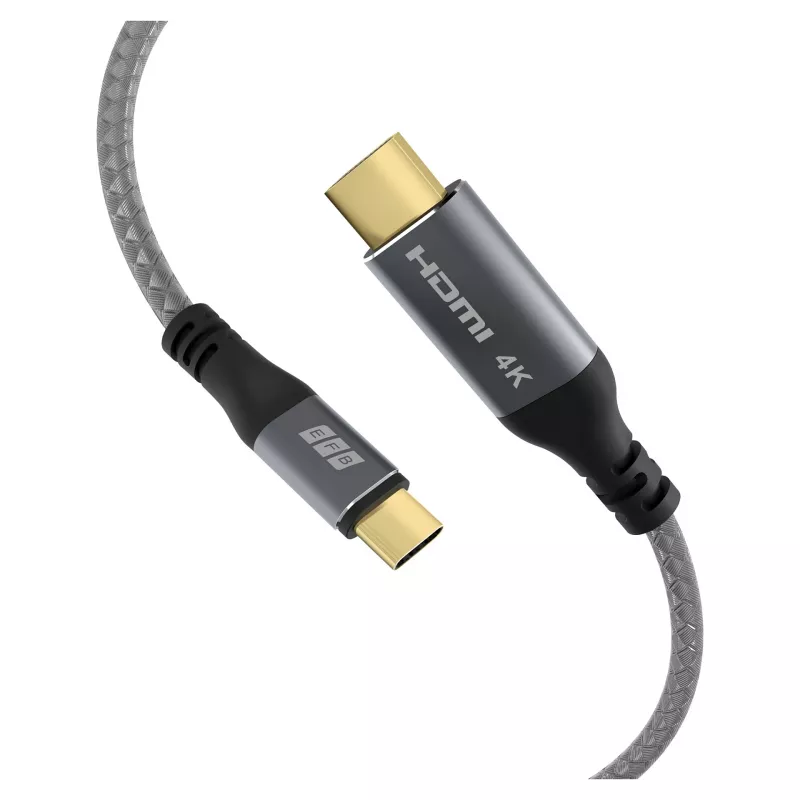 EFB Elektronik USB-C–HDMI-kaapeli 4K30Hz harmaa - Kaapeli - Digitaalinen/data (USB-HDMI-00001)