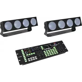 LED-valosetti EUROLITE CBB-4 DMX-ohjain RGB, ohjain RGB-LED-valaisimille