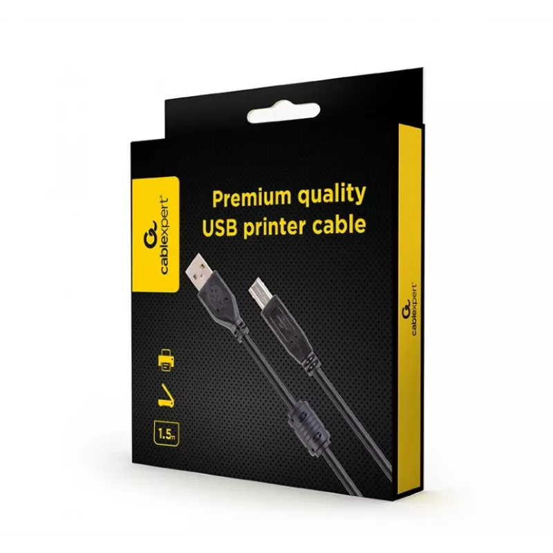 USB2-tulostinkaapeli AM-BM 1,5M/CCFB-USB2-AMBM-1,5M Gembird