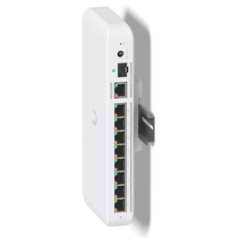 Ubiquiti UACC-Switch-DIN DIN-kiskokiinnike UniFi Compact -kytkimille, valkoinen