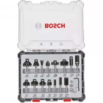 Bosch 2 607 017 472 jyrsinteräsarja, 15 kpl, 8 mm varsi