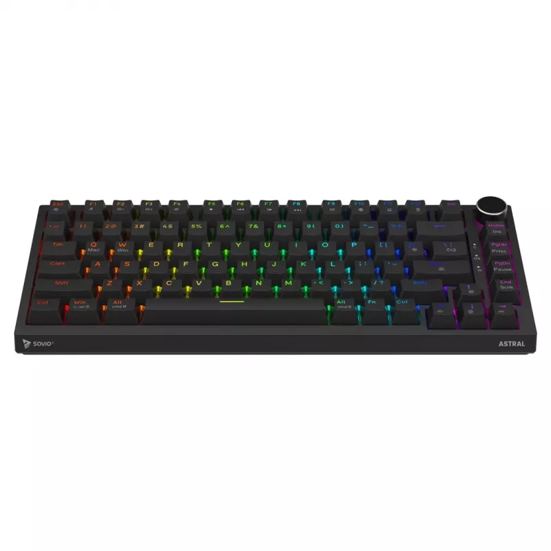 Savio ASTRAL BLACK JADE näppäimistö pelikäyttöön USB QWERTY US International