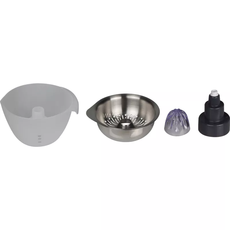 Kenwood AT312 sitruspuristinlisäosa – 0,6 L, hopea/valkoinen