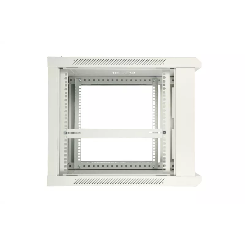 Extralink räkkikaappi 9U 600x450 ASP harmaa seinäkiinnitys, metalliovi