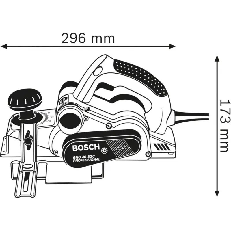 Bosch GHO 40-82 C Professional musta, sininen, hopea 14 000 kierr./min 850 W