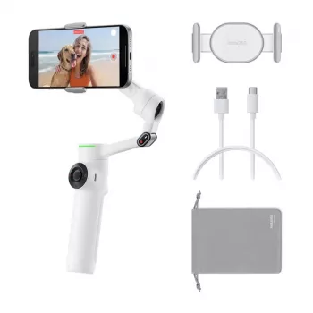 Insta360 Flow 2 Pro AI Tracker -vakainpaketti (valkoinen)