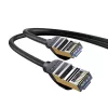 Baseus Ethernet RJ45, 10Gbps, 1 m verkkokaapeli (musta)
