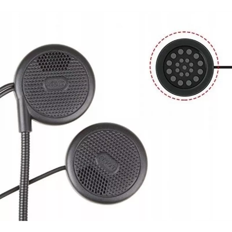 Headset FREEDCONN L1M moottoripyörän puhelinjärjestelmä musta