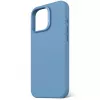Decoded D25IPO16PMBCS9AE AntiMicrobial silikoninen takakuori iPhone 16 Pro Maxille, vaaleansininen