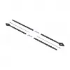 Rinnakkaiskaapelinsitoja DeLOCK Beaded L 200 x B 2,4 mm musta 100 kpl