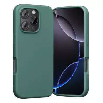 Suojakotelo Vention KUHG0-30 iPhone 16 Pro -puhelimeen MagSafe-yhteensopiva — vihreä
