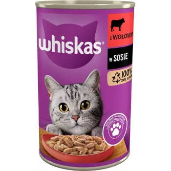 Whiskas nauta kastikkeessa 400 g
