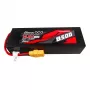 Gens ace G-Tech 8500mAh 14.8V 60C 4S1P LiPo-akkupaketti, PC-muovikotelo, XT90-liitin
