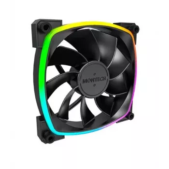 Montech RX120 PWM tietokonekotelon tuuletin 12 cm musta 3 kpl