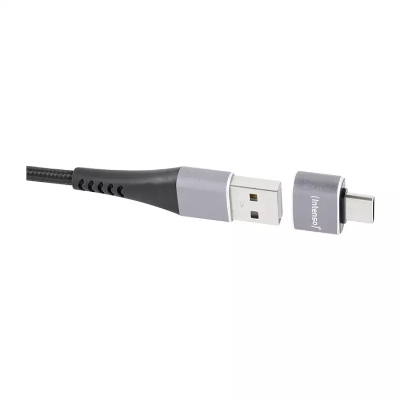 Intenso 3 kpl:n pakkaus USB-sovitin USB-A -> USB-C C480C alumiini