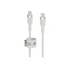 Belkin BOOSTCHARGE PRO Flex USB-kaapeli 3 m USB 2.0 USB-C valkoinen (CAB011BT3MWH)