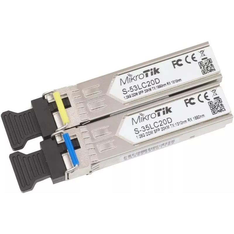 Verkon lähetin-vastaanotinmoduuli Mikrotik S-3553LC20D 1250 Mbit/s SFP