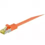 Verkkokaapeli Goobay 91588 RJ-45 Cat7 1 m oranssi