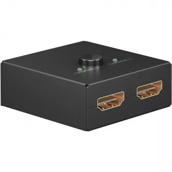 HDMI-kytkin Goobay 58485 1 tulo 1 lähtö 52 mm x 49,5 mm x 22,5 mm