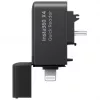 Kortinlukija Insta360 X4 Quick Reader USB Type-C Lightning musta