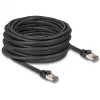Verkkokaapeli DELOCK 80245 Cat6a U/FTP (STP) 15 m RJ-45 - RJ-45 musta