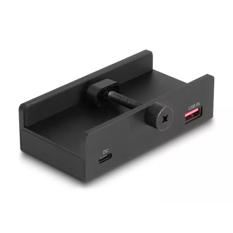 DeLOCK 64285 USB 2.0 Type-A -keskitin 5000 Mbit/s musta