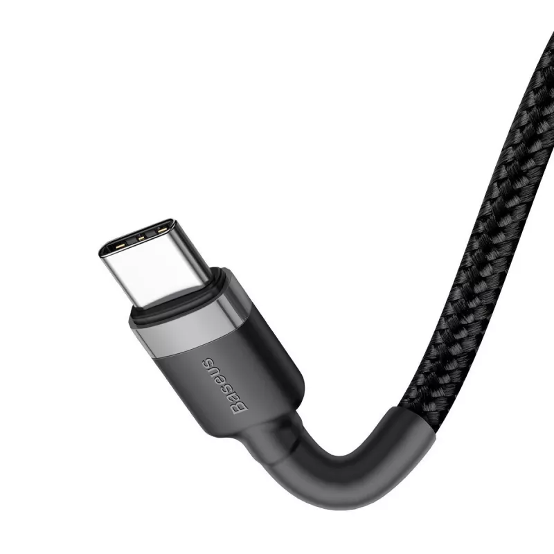 USB-kaapeli Baseus Cafule 2 m USB C musta harmaa