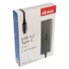 Akasa AK-CR-09BK USB 3.2 Gen1 Type-C 3-in-1-muistikortinlukija