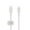 Belkin CAA011BT3MWH Lightning-kaapeli 3 m valkoinen