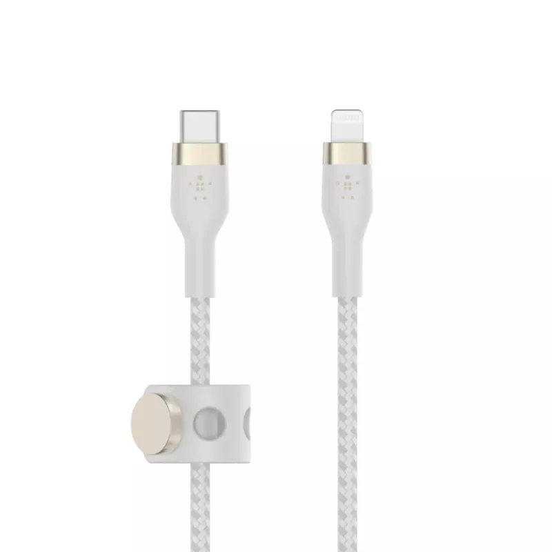 Belkin CAA011BT3MWH Lightning-kaapeli 3 m valkoinen
