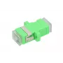 Kuitusovitin Extralink SC/APC Singlemode Simplex läpinäkyvillä pölysuojilla, vihreä