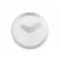 NeXtime kello 2615zi Focus, Ø25 cm, seinäkello, valkoinen/hopea