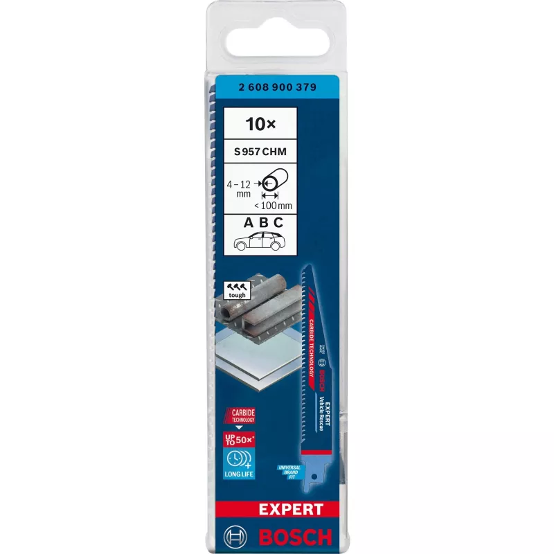 Bosch Expert 2608900379 puukkosahanterä hiiliteräs (HCS) 10 kpl