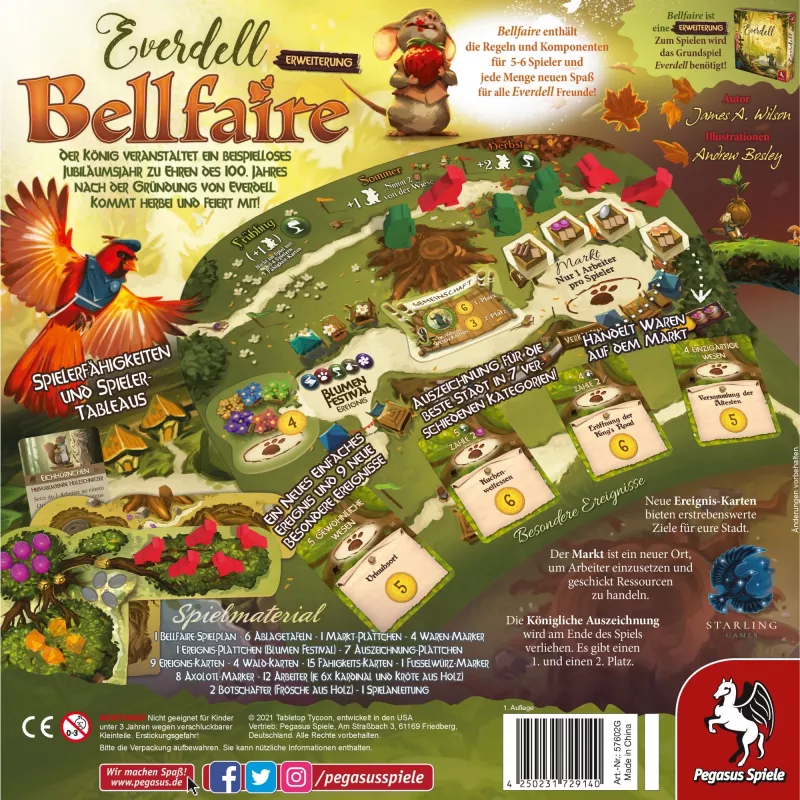 Everdell: Bellfaire, lautapelin lisäosa