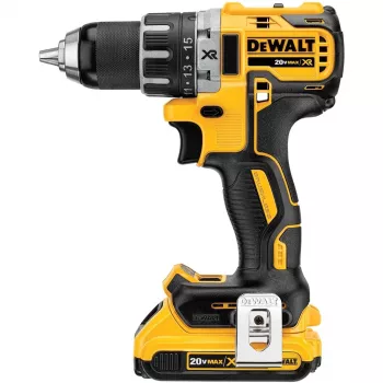 Akkuruuvinväännin DeWalt DCD791D2-QW, 18V Li-Ion, 2×2Ah akut, pikakiinnitysistukka 13 mm, 70 Nm, 1,5 kg