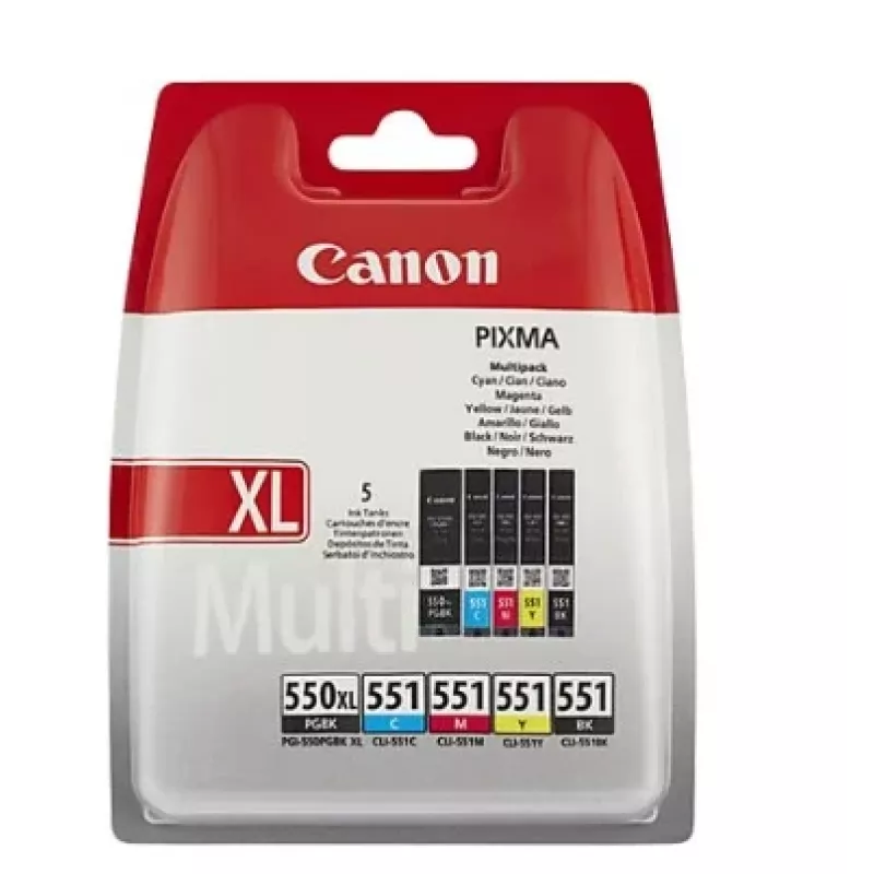 CANON PGI-550XL/CLI-551 BCMYB MULTI -värikasetti