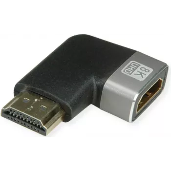 ROLINE HDMI 8K -sovitin 90° kulma uros/naaras - sovitin (12.03.3251)