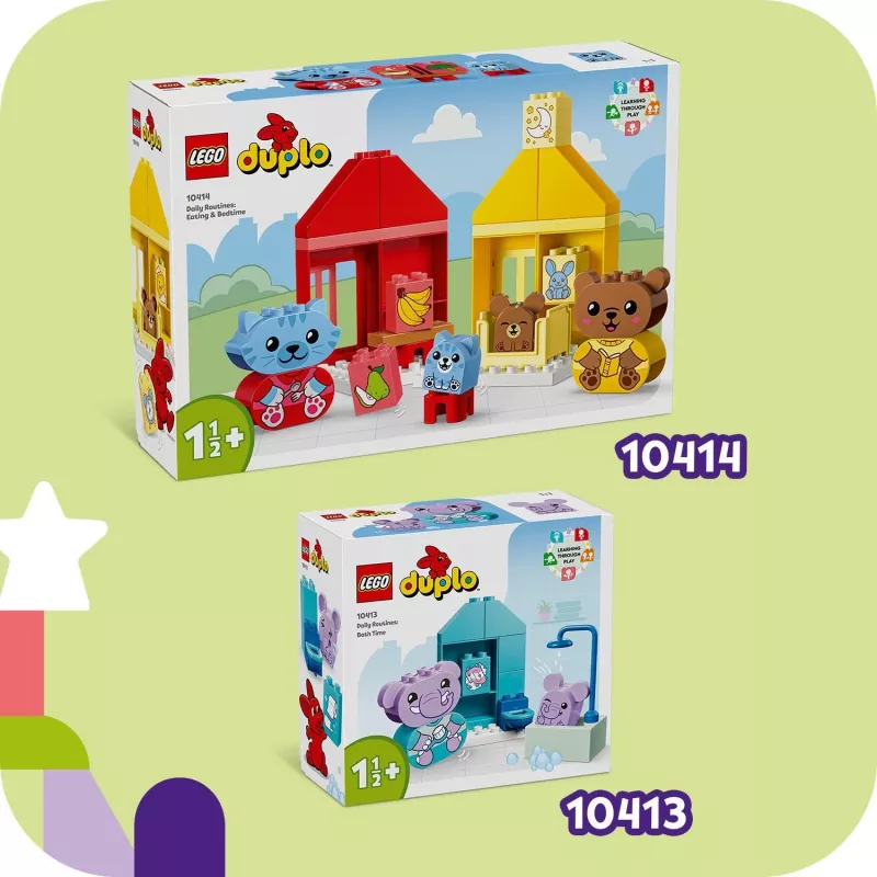 LEGO DUPLO ensimmäiset päivärytmit: ruokailu & nukkumaanmeno 10414