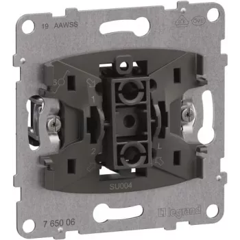 Legrand SEANO asennusosa 765006 vaihtokytkin 10AX push-in-liittimet (765006)