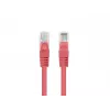 Lanberg PCU6-20CC-0025-R Cat.6 UTP -patch-kaapeli, 0,25 m, punainen, 10 kpl:n pakkaus