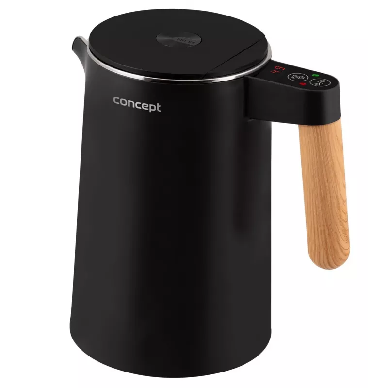 Kaksiseinäinen vedenkeitin 1,5 L Concept musta RK 3301