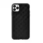 Softcase Devia Woven2 iPhone 11 Pro – kudottu rakenne, musta